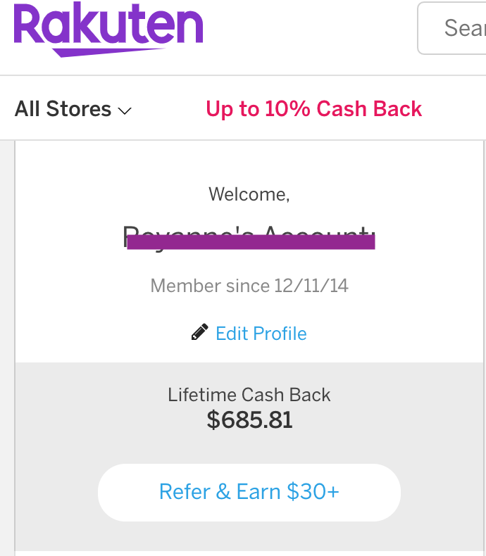 Easy Side Hustle for Anyone - Rakuten get paid to shop online