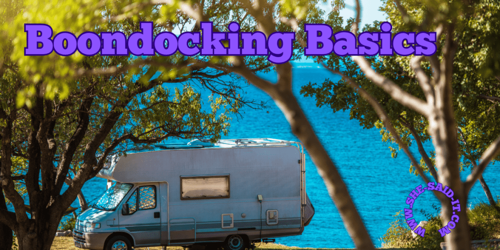 Boondocking Solo