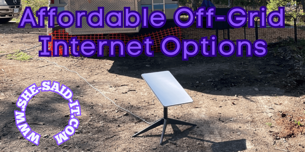 affordable off-grid internet options