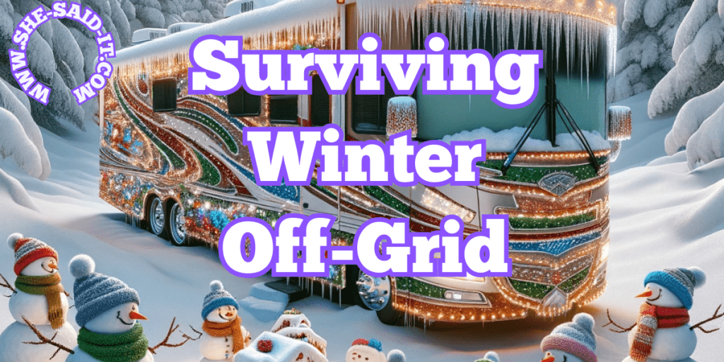 surviving winter off-grid